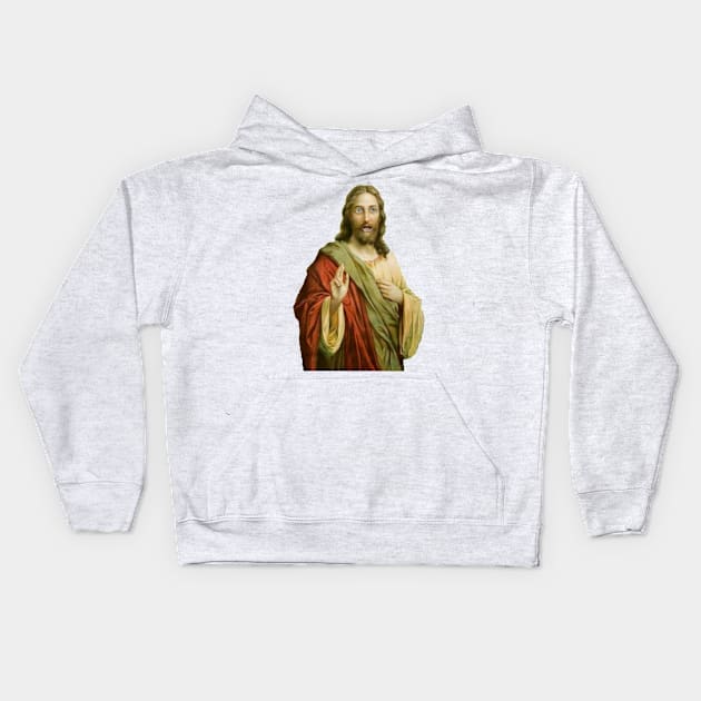 Jesus even Kids Hoodie by ghjura